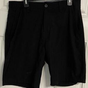 4- DENALI Black Flat Front Bermuda Shorts